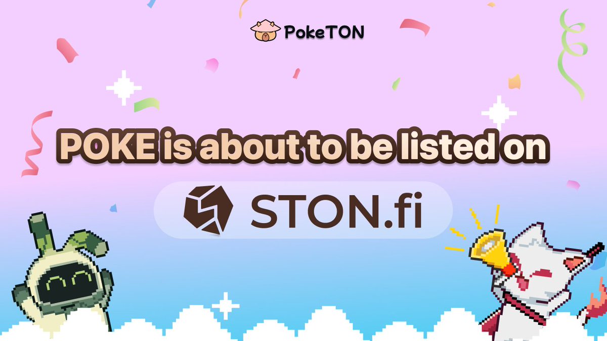 PoketonOrg's tweet photo. Ready for something BIG? 🔥

Get ready, POKE is about to be listed on https://t.co/9ijfv9aIVA! 💎

This is your chance to take your rewards to the next level. Exciting things are just around the corner—stay tuned!

#pokeTON https://t.co/QQFR4dtWYX