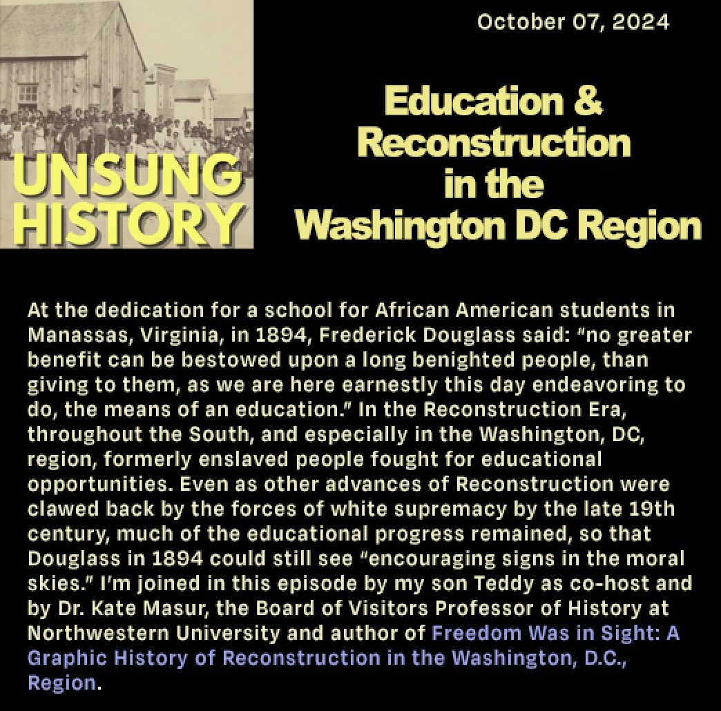 MSW Media (@mswmediapods) on Twitter photo New <a href="/Unsung__History/">Unsung History Podcast</a> podcast. #MSWMedia
Listen: unsunghistorypodcast.com/Reconstruction… New <a href="/Unsung__History/">Unsung History Podcast</a> podcast. #MSWMedia
Listen: unsunghistorypodcast.com/Reconstruction…