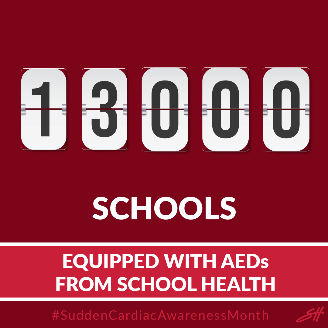 schoolhealth's tweet image. Our passion for AEDs and awareness of sudden cardiac arrest began over 25 years ago. 

That&apos;s why we&apos;re committed to placing life-saving AEDs in every school and providing AED management solutions to minimize equipment failures during SCA emergencies. #FailureIsNotAnOption