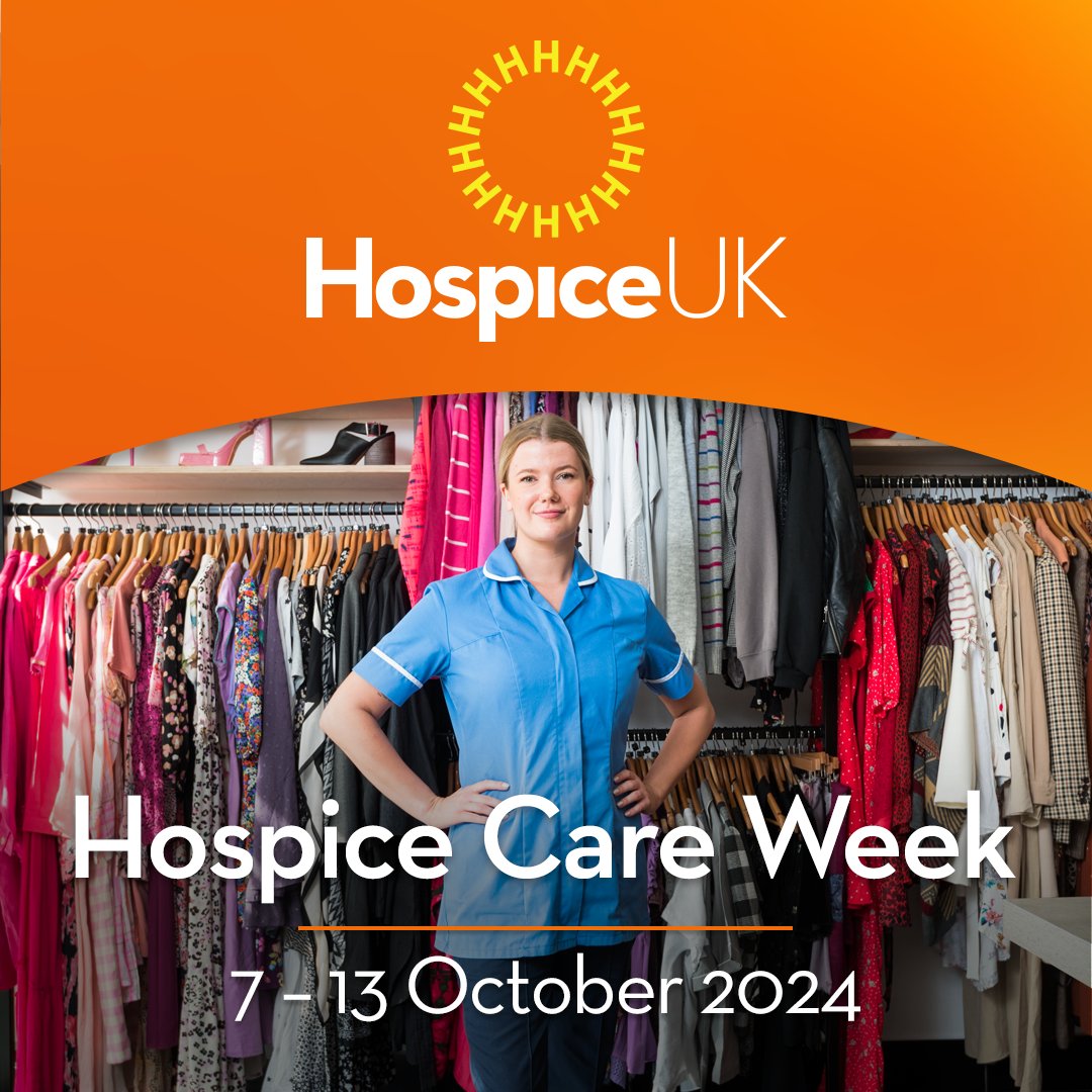 Today marks the start of #HospiceCareWeek and a celebration of our #HospiceShopHeroes! 🙌 It’s thanks to all the amazing staff and volunteers that our 17 shops help to raise vital funds needed to care for our communities. 💜 
Shop with us 👉  bit.ly/3ZTfwU4