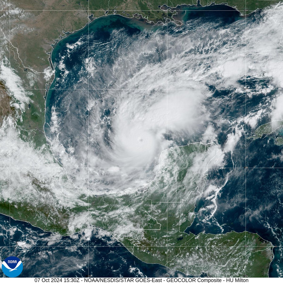 National Hurricane Center (@nhc_atlantic) on Twitter photo 10:55 CDT Monday Update: Milton rapidly intensifies into a category 5 hurricane. Data from a <a href="/53rdWRS/">Hurricane Hunters</a> hurricane hunter aircraft indicate that the maximum sustained winds have increased to 160 mph (250 km/h) with higher gusts. Follow the latest at hurricanes.gov 10:55 CDT Monday Update: Milton rapidly intensifies into a category 5 hurricane. Data from a <a href="/53rdWRS/">Hurricane Hunters</a> hurricane hunter aircraft indicate that the maximum sustained winds have increased to 160 mph (250 km/h) with higher gusts. Follow the latest at hurricanes.gov