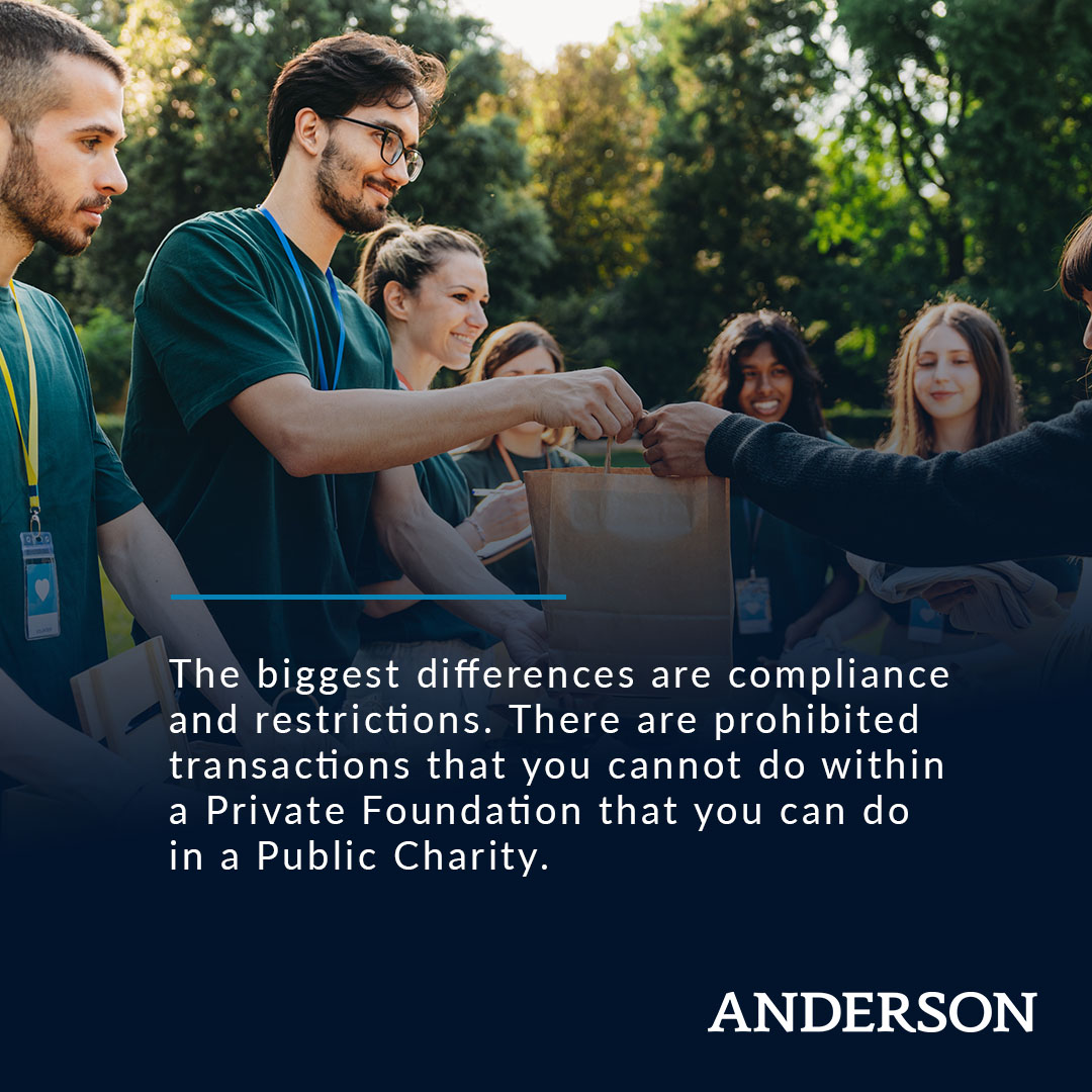 ChooseABA's tweet image. What is the difference between a Public Charity and a Private Foundation? Click to find out! #EntityFormation #TaxStrategy #Nonprofit