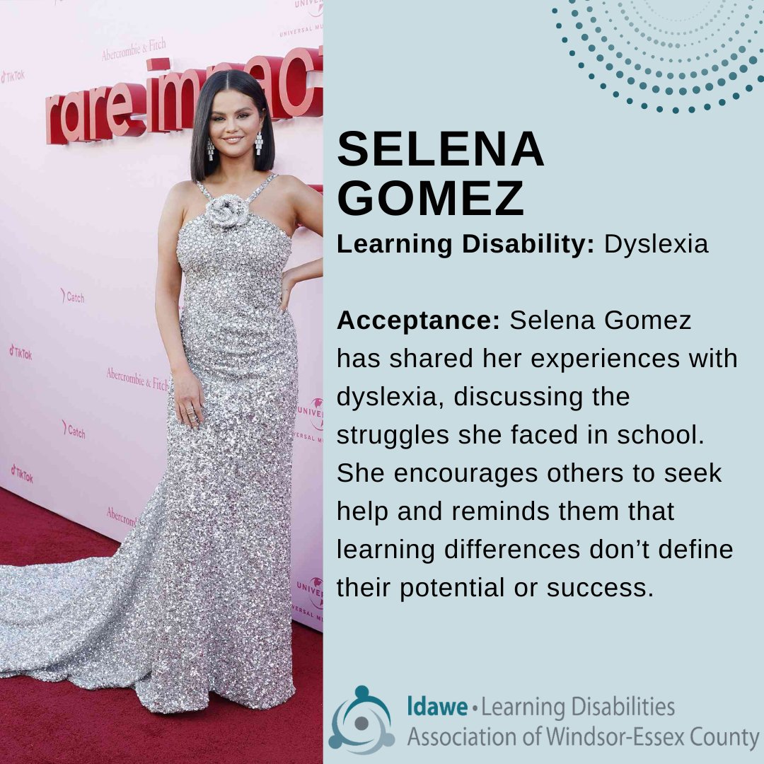 LDAWE1's tweet photo. π Selena Gomez has shared her experiences with dyslexia, discussing the struggles she faced in school. π She encourages others to seek help and reminds them that learning differences donβt define their potential or success. π
#LDmonth #LDawareness #ADHDmonth #ADHDawareness https://t.co/w04Hb7QdXN