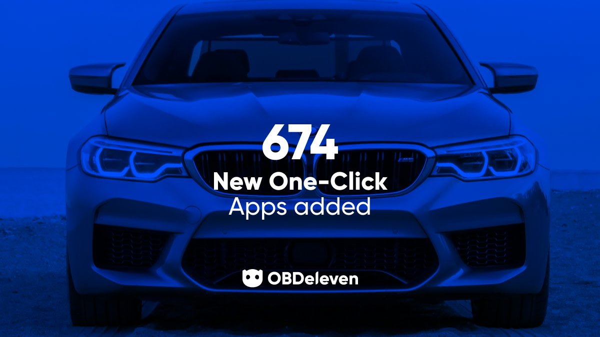 OBDeleven's tweet image. Customize your VW, BMW, or Toyota group car with just a tap! 🛠️ 

Unlock hidden features or disable what you don’t need. 

Check out the latest update 🔗 l8r.it/sqO2

#OBDeleven #OneClickApps