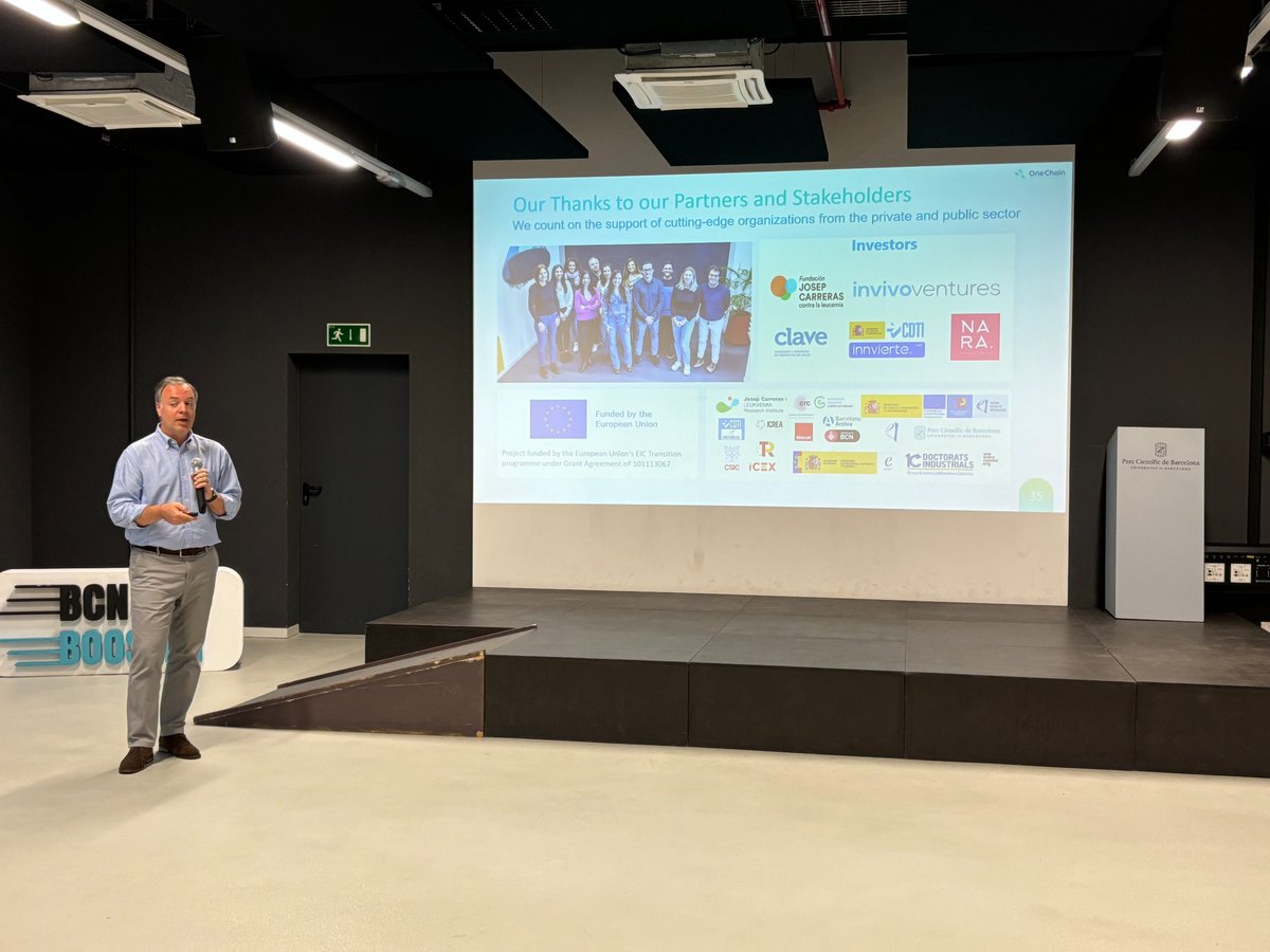 One Chain Immunotherapeutics (@onechaintx) on Twitter photo 💬Last Friday, we took part at the #CoffeeConnection event at <a href="/PCB_UB/">Parc Científic de Barcelona</a> . Our CEO, @StefanosTheoharis talked about all our scientific advancements in #CARTtherapies.🧬
What a pleasure to connect with other innovative companies at this insightful event! 🙌 💬Last Friday, we took part at the #CoffeeConnection event at <a href="/PCB_UB/">Parc Científic de Barcelona</a> . Our CEO, @StefanosTheoharis talked about all our scientific advancements in #CARTtherapies.🧬
What a pleasure to connect with other innovative companies at this insightful event! 🙌