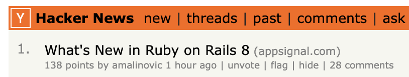 Love to see people rediscovering Rails.

The one-person framework pitch is strong when most frameworks are pushing the opposite direction.