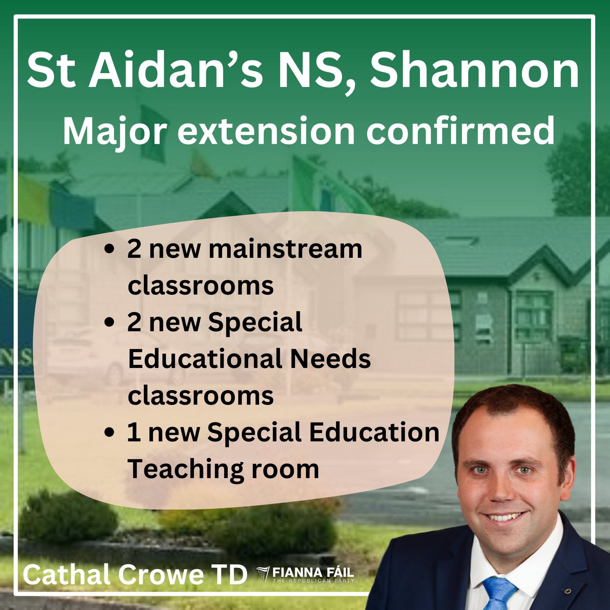 Cathal Crowe T.D. tweet media