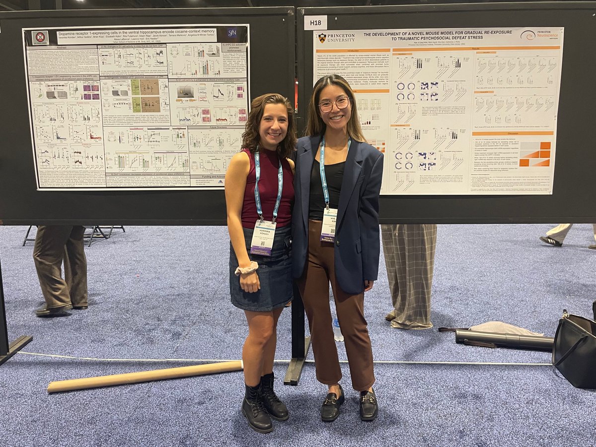 Jay Kim (@hyejaykim) on Twitter photo Started from the endocannabinoid system, now we here 🧠💫 So thrilled to connect w <a href="/veronikakondev/">Veronika Kondev, PhD</a> at the TPDA session as we both ring in 1 yr of being postdocs 🥹🎉 #sfn2024 Started from the endocannabinoid system, now we here 🧠💫 So thrilled to connect w <a href="/veronikakondev/">Veronika Kondev, PhD</a> at the TPDA session as we both ring in 1 yr of being postdocs 🥹🎉 #sfn2024