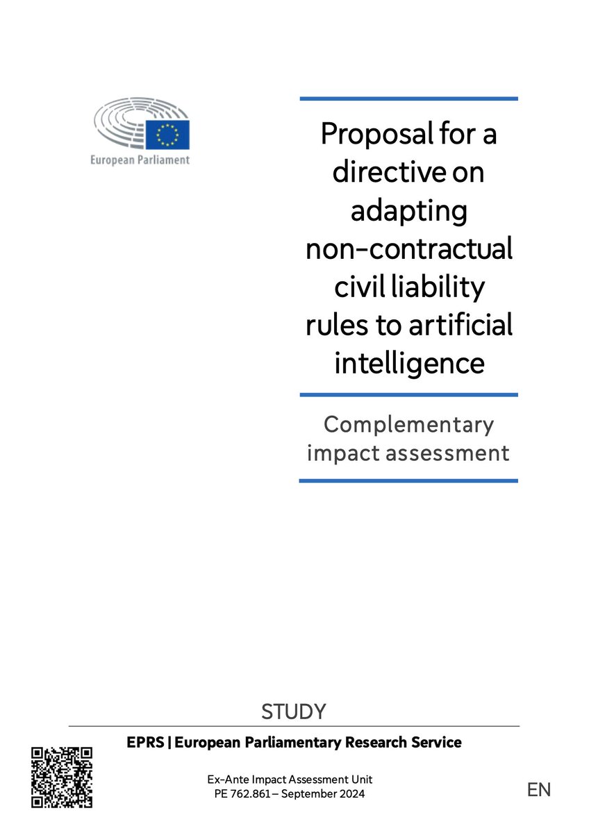 🚨 [AI LIABILITY] AI regulation doesn't end with the AI Act, and everyone should be aware of Philipp Hacker's MUST-READ "Proposal for a directive on adapting non-contractual civil liability rules to AI." Some of its key recommendations are:

1️⃣ "Identity of concepts and