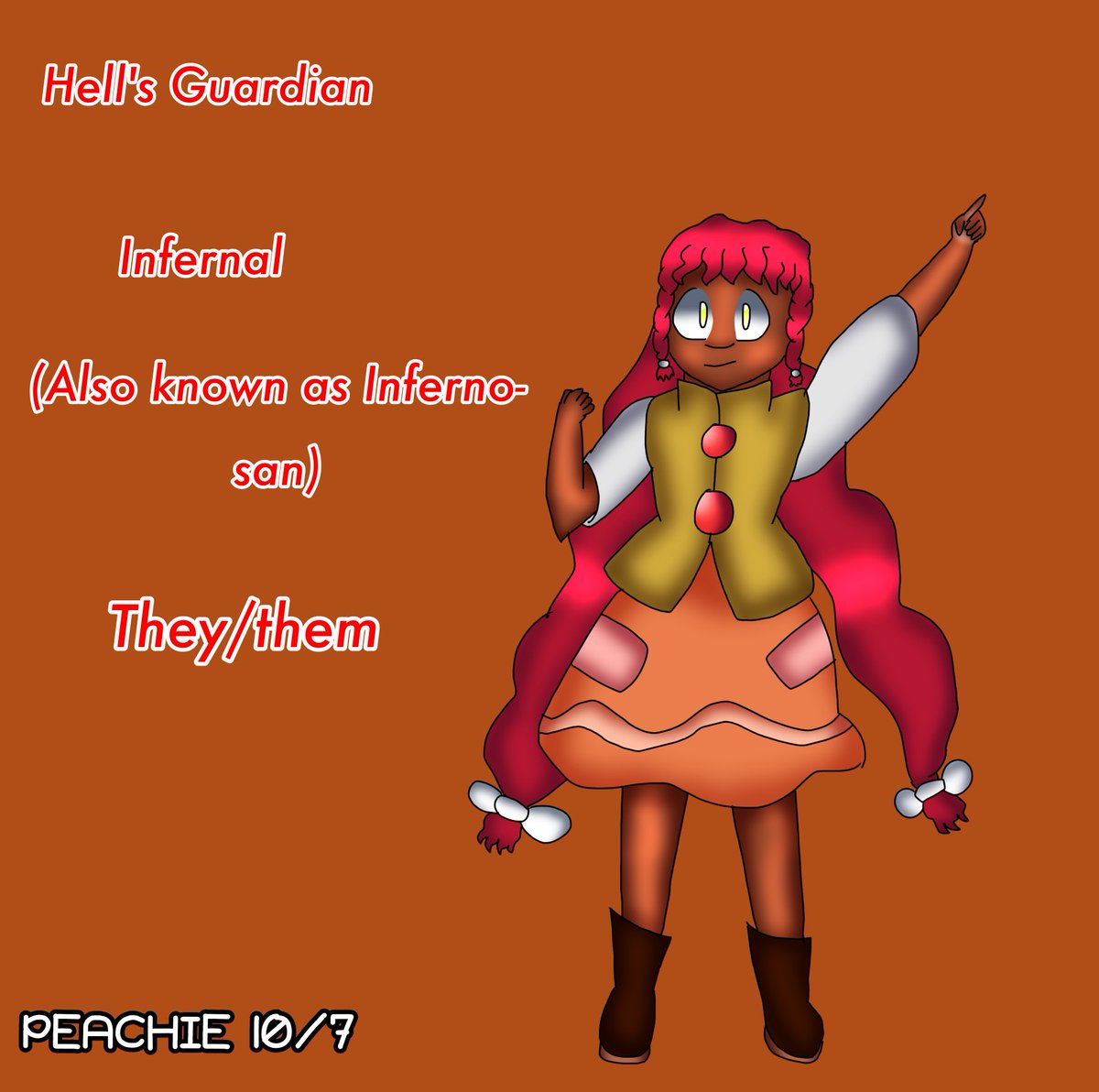 articaboose's tweet photo. #TOUHOU #OC: Infernal https://t.co/6w37g12WP3