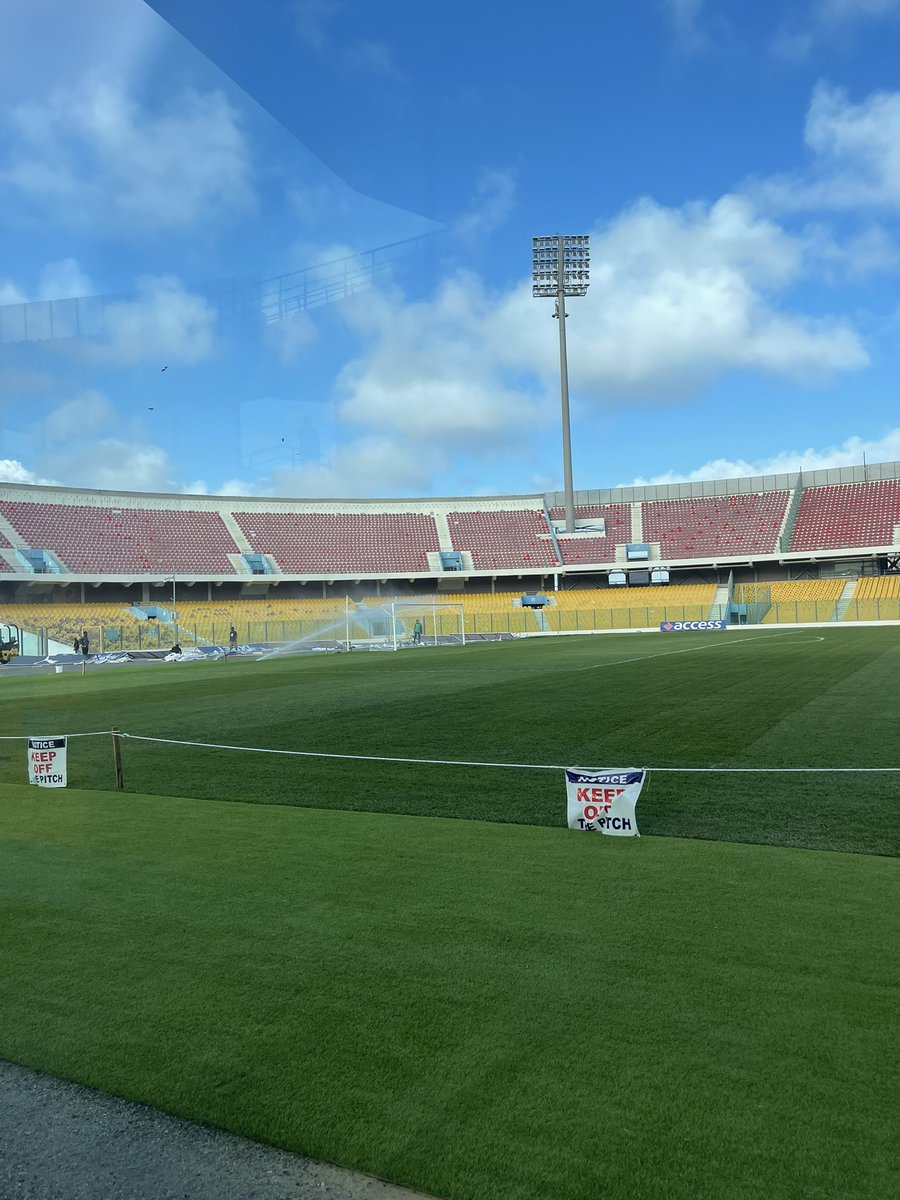 We’ve got to admit it.

The grass looks greener and better here at the Accra Sports stadium.

#GTVSports