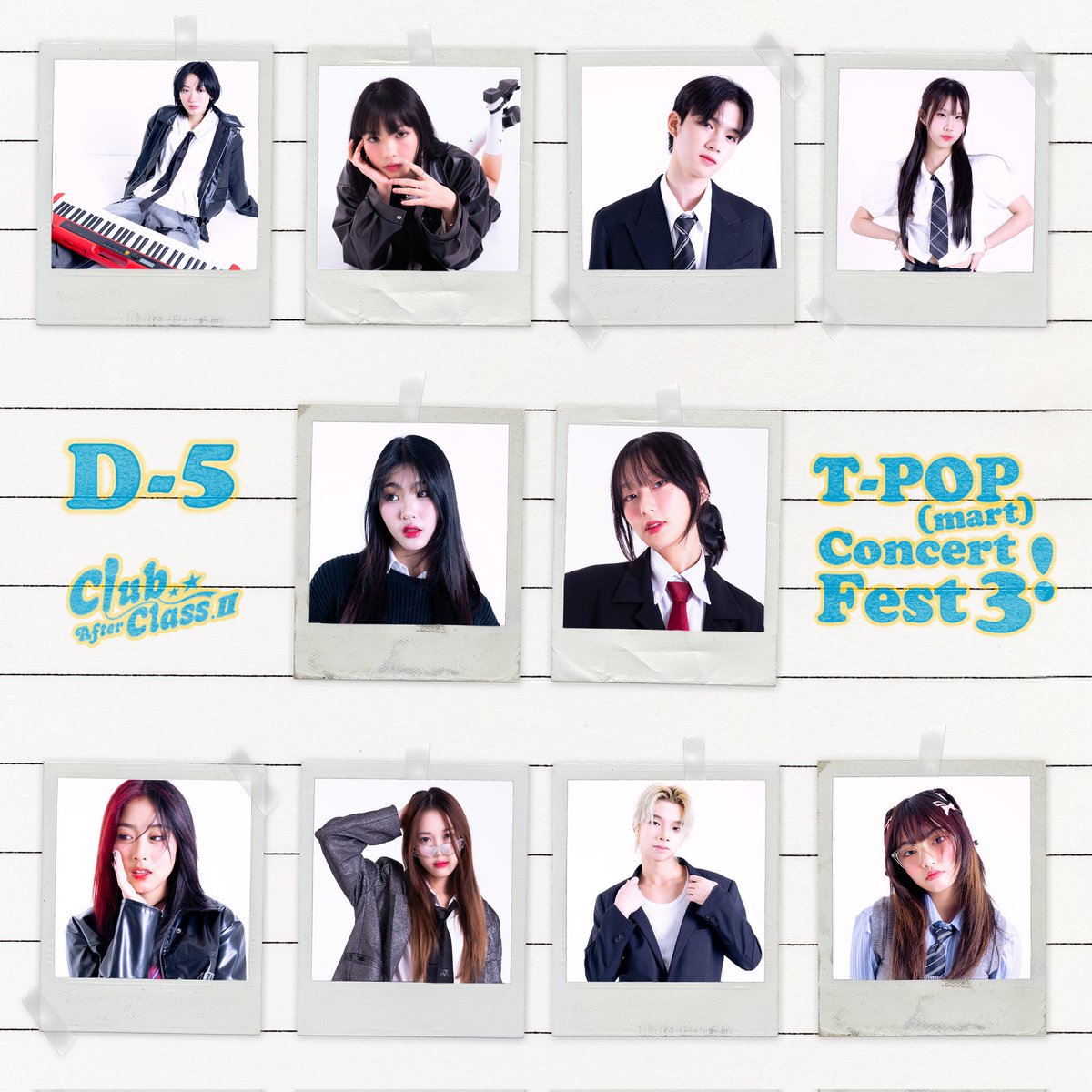 ClubAfterClass's tweet photo. D - 5 Club After Class x PEPSI Presents T-POP (Mart) Concert Fest 3 🎤✨️
🗓 วันเสาร์ที่ 12 ตุลาคม 2567
⏰ 14.00 - 15.00 น.
📍 ศูนย์ประชุมแห่งชาติสิริกิติ์
#PEPSIpresentsTpopconcertfest3
#TPOP
#ATKCAC #SlowSundae #MinnieCAC #BowImm #yarracac #ninecac #clubafterclass #เด็กแคค https://t.co/FJjXIEzph9