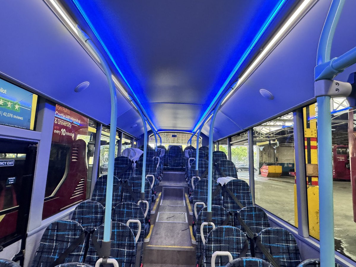 GazMcAllister's tweet photo. Fairly productive day today. Me and Phil got on with the installing of the next stop system on one of the new EvoRa’s. Not much left to do, tomorrow will be boxed off and starting our second new vehicle ready to hit the road #onbustech #psvar @EYBuses https://t.co/zHZRadX97L