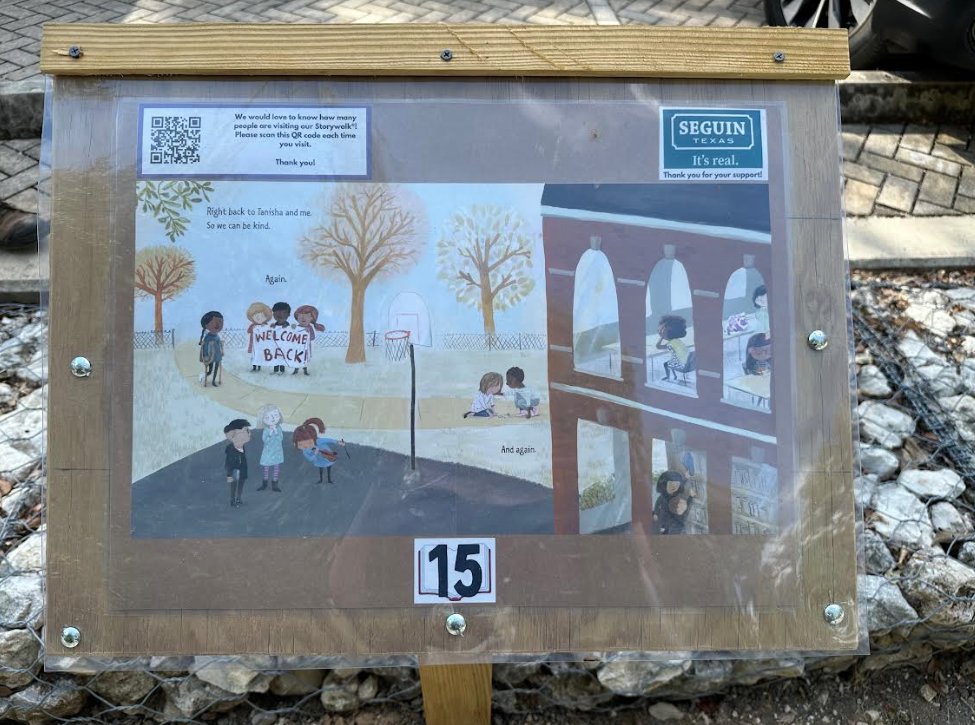 Stop by our Storywalk display by <a href="/SeguinPublicLib/">SeguinPublicLibrary</a>  to walk &amp; read our #SeguinReads book of the month each month! This month's book is called Be Kind, in honor of October being kindness month. #MatadorMindset <a href="/MatsRead/">Matador Libraries</a> <a href="/SeguinISD/">Seguin ISD</a> <a href="/McQueeneyESISD/">McQueeney Elementary</a>