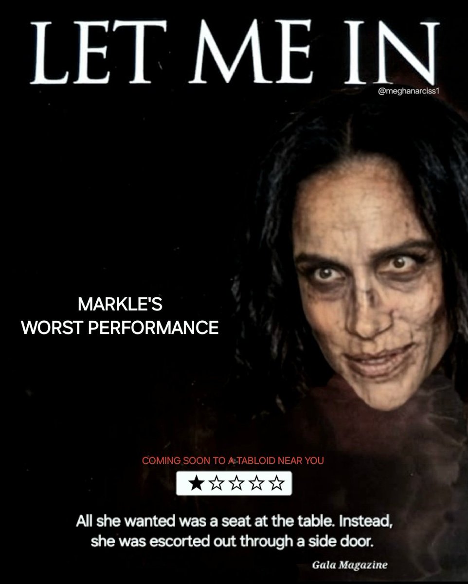 Meghanarciss1's tweet image. #MeghanMarkle #TheHorror #NoTableForYou