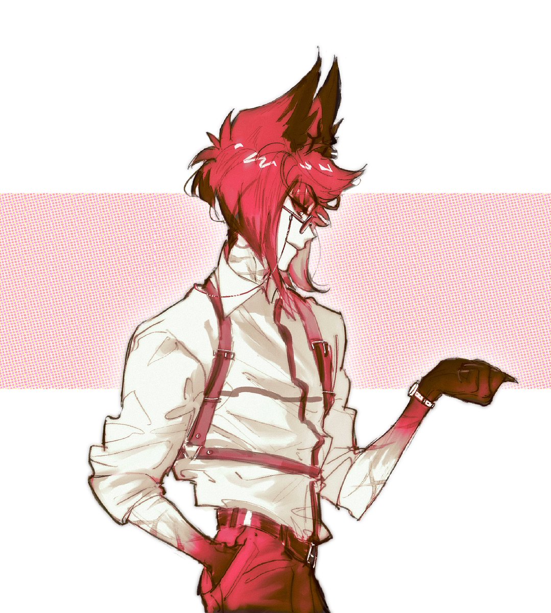 7104_co2's tweet photo. #HazbinHotelAlastor #Alastor https://t.co/ZSgSN6npZG