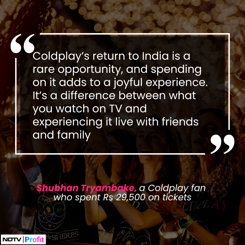 NDTVProfitIndia's tweet photo. Beyond The Ticket Price: #Coldplay, #DiljitDosanjh, and #India's evolving economic landscape.

Read @MaitriSeth: https://t.co/4PDCHZCKMV