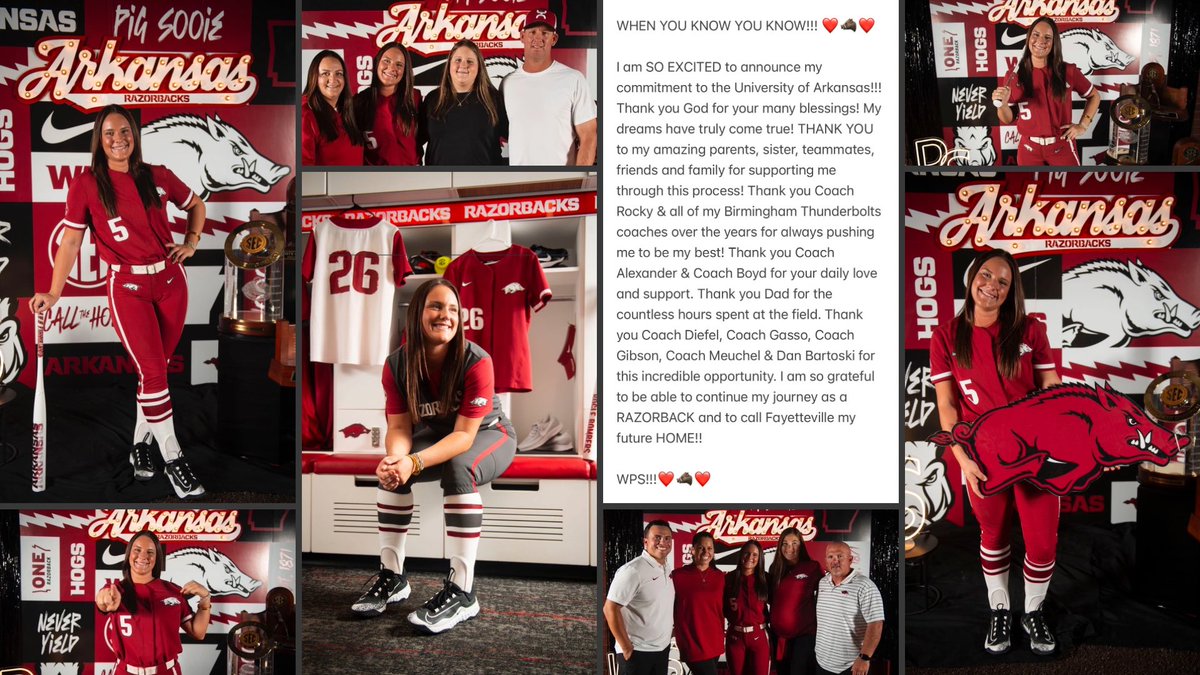WOO PIG SOOIE! ❤️🐗❤️ <a href="/CoachDeifel/">Courtney Deifel</a> <a href="/djgasso/">DJ Gasso</a> <a href="/DanielleGibsonW/">Danielle Gibson Whorton</a> <a href="/MattMeuchel/">Matt Meuchel</a> <a href="/Danny_B_23/">Dan Bartosik</a> <a href="/thunderbolts18p/">Birmingham Thunderbolts 18 Premier Team</a> <a href="/oba_softball/">Orange Beach Softball</a> <a href="/MakoAthletics/">Mako Athletics</a> <a href="/LineDsoftball/">Line Drive Media</a> <a href="/ExtraInningSB/">EXTRA INNING SOFTBALL</a> <a href="/PG_Softball/">Perfect Game Softball</a>