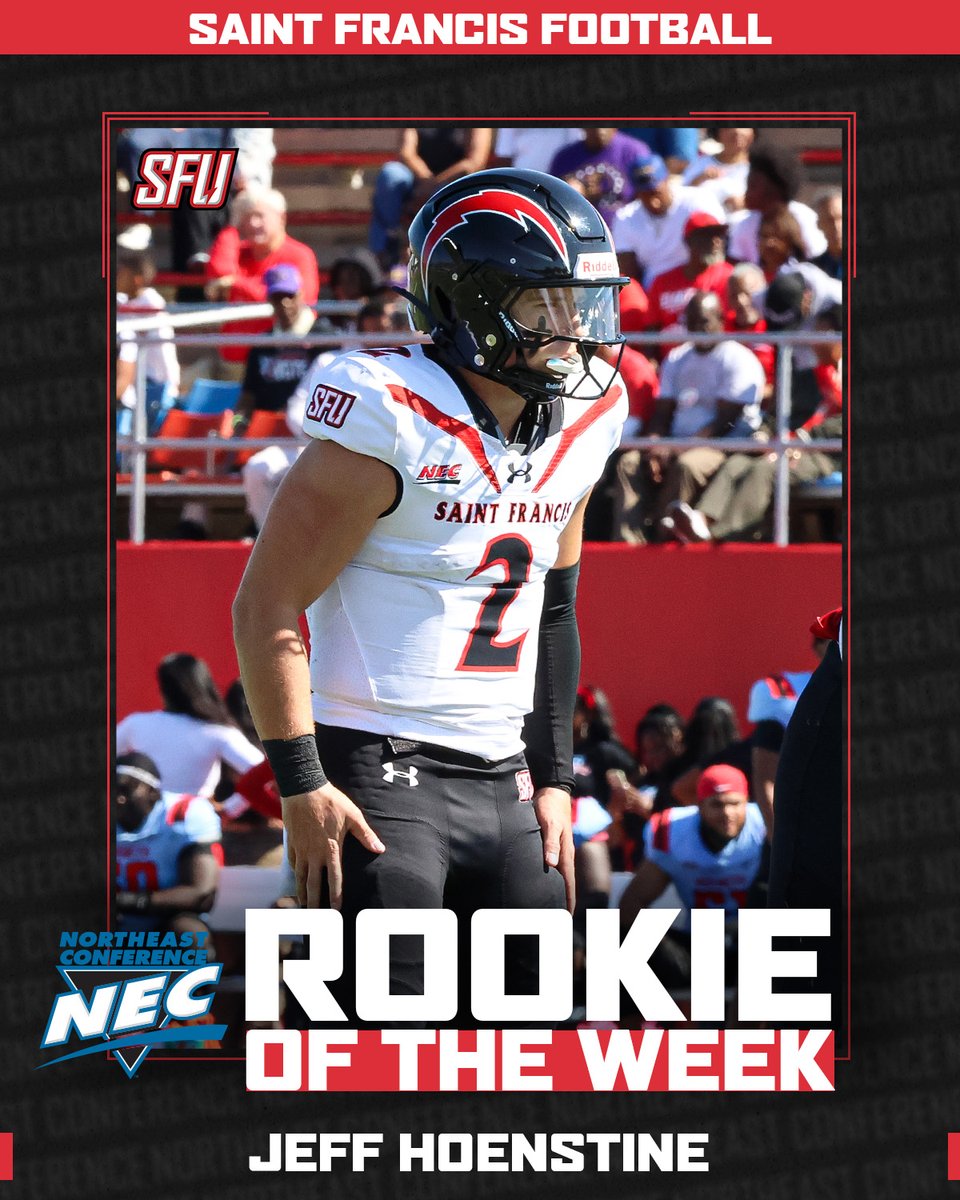 Saint Francis Football tweet media