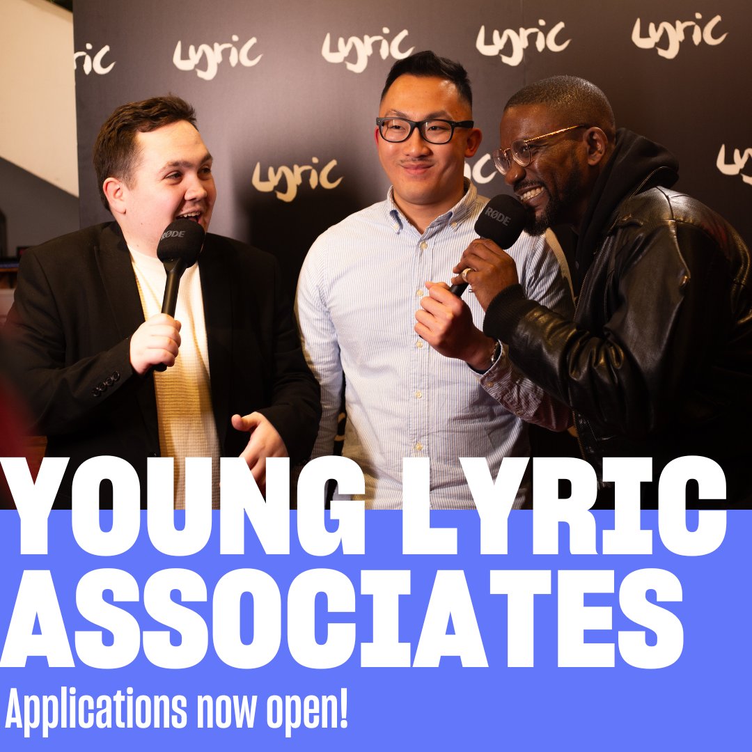 We’re thrilled to say that we are once again looking for 18-25 year olds in West London who are interested in Theatre, Cultural Leadership, and Arts Management to become our 2025 Young Lyric Associates. Think that could be you? Apply here: lyric.co.uk/young-lyric/op…