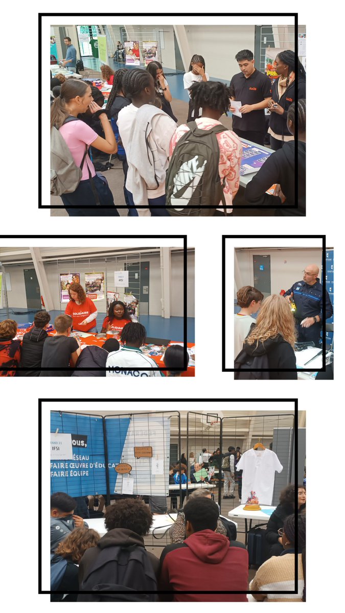 Cet après-midi, tous les élèves de 3e étaient invités au forum de l'orientation et de l'égalité des chances organisé par la ville. Un grand merci à la ville de Pontoise pour cette parfaite organisation et la qualité des intervenants 👍 #parcoursavenir