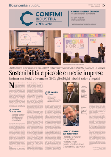 mondopadano's tweet photo. Sostenibilità e piccole e medie imprese.
Il 6 novembre l’evento nella cornice suggestiva del teatro #Comunale di #Casalmaggiore. Environment, Social e Governance (ESG): gli obblighi, i risvolti positivi e negativi.
https://t.co/1CjOdOZzXl https://t.co/jVYU5FZsb6