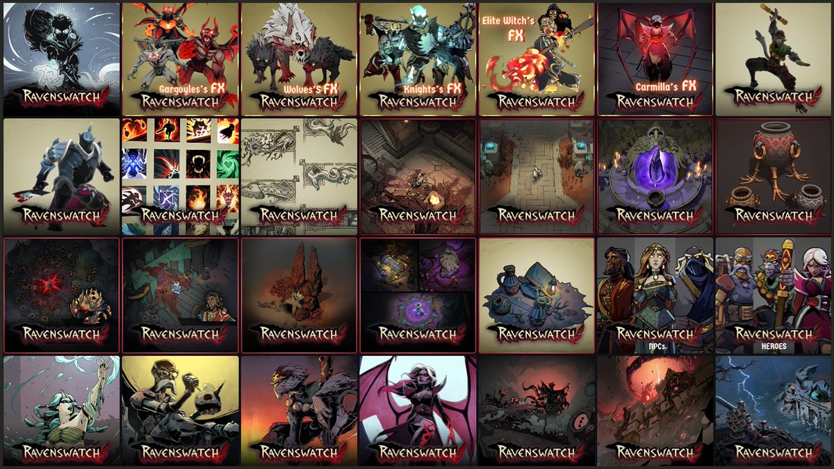 Head over to <a href="/ArtStationHQ/">ArtStation.com</a> to look at our hefty Ravenswatch's Art Blast, published by the talented artists at <a href="/PasstechGames/">Passtech Games</a>!

artstation.com/search?sort_by…