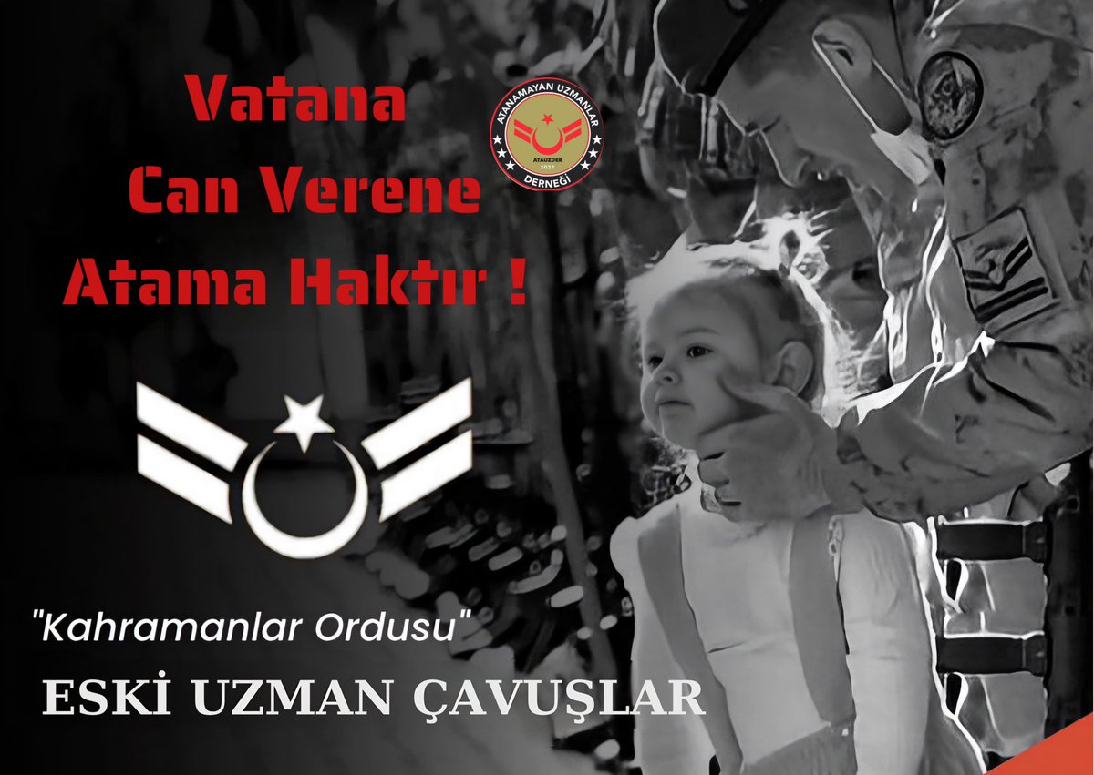 sirin0646's tweet photo. @nowhaber @selcukktepeli #nebekliyordunuzki LİYAKAT  olmadan ADALET olur mu?
Atanamayan Uzmanlar Derneği olarak biz #EskiUzmanÇavuşlar cephede kazandığımız,3269 sayılı Kanunun 5.Mad. uygulanmasını ve atamamızın yapılmasını istiyoruz
Ayrıcalık veya yeni bir hak talep etmiyoruz
Yasa uygulansın istiyoruz https://t.co/XHlcoZhU76