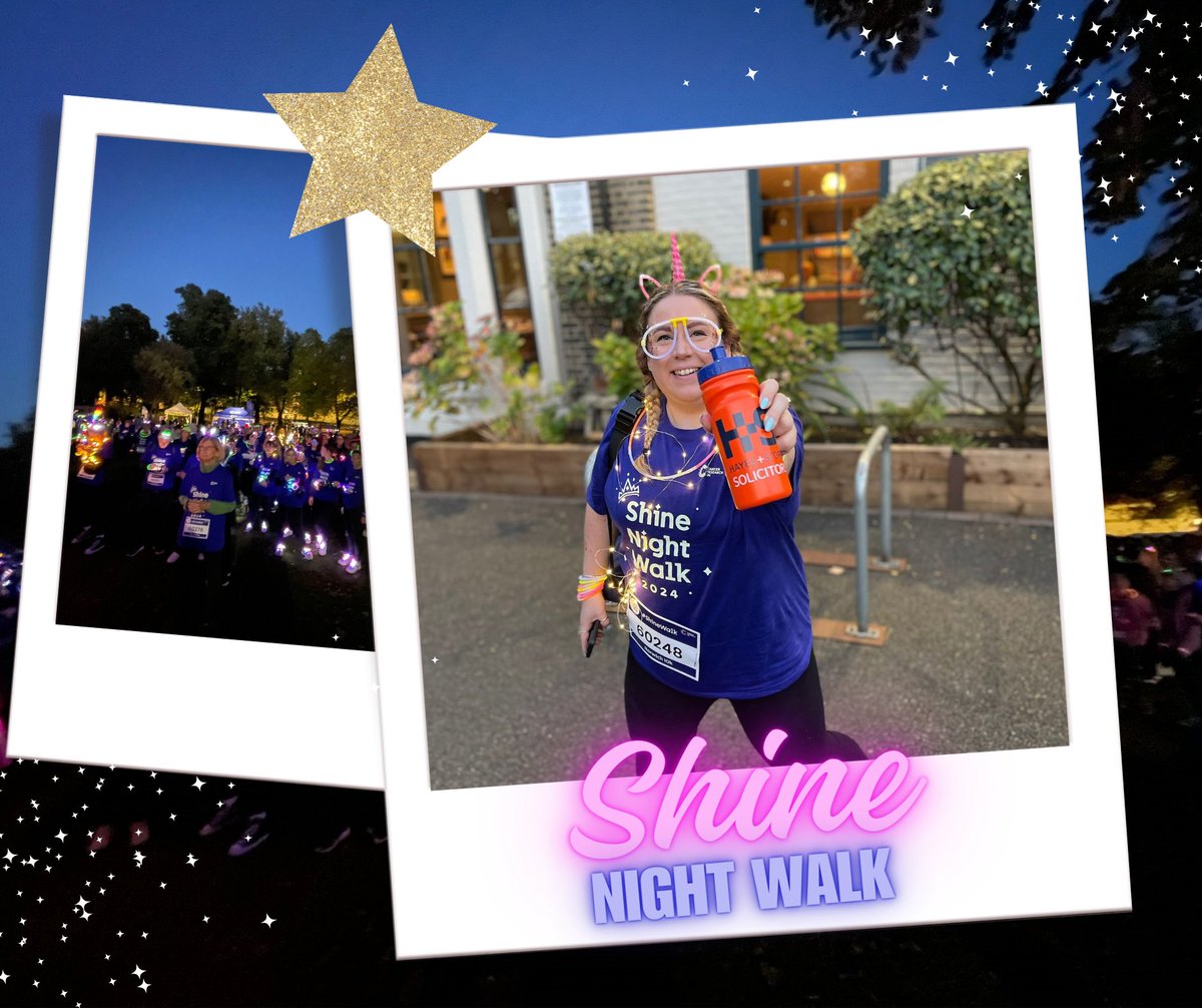On Saturday night, our star colleague Suzie took part in the Shine Night Walk in Norwich, lighting up the streets in support of <a href="/CR_UK/">Cancer Research UK</a>. Thank you, Suzie, for your inspiring contribution in helping to raise funds and awareness for a cause so close to our hearts💜 #CancerResearchUK