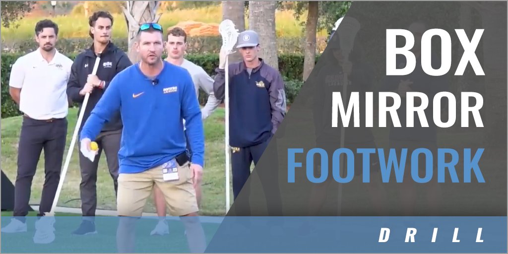 LAXcoachinsider's tweet photo. Box Mirror Footwork Drill with John Gorman - Hofstra University

Watch here: https://t.co/2pBD2li5U8

@HofstraMLAX https://t.co/3lX6Ps3NA3