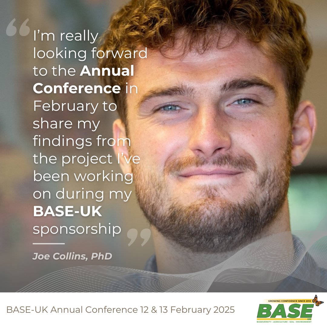 baseuk's tweet photo. We LOVE that Joe Collins PhD is going to sharing his findings with us at our Annual Conference in Feb 2025. 

Joe has been working on a project looking at the profitability between regenerative and conventional farming... 

More conference &amp; speakers info coming soon... 

#baseuk https://t.co/pLaC9zuVRP