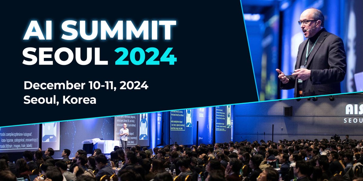 Unleash AI’s Potential for Innovation and Business!

The Premier AI Event for Business Leaders is Coming Soon

Join us at AI Summit Seoul 2024

Date: Dec. 10-11, 2024
Venue: COEX Grand Ballroom, Seoul, South Korea

For more details, please visit:
aisummitseoul.com
