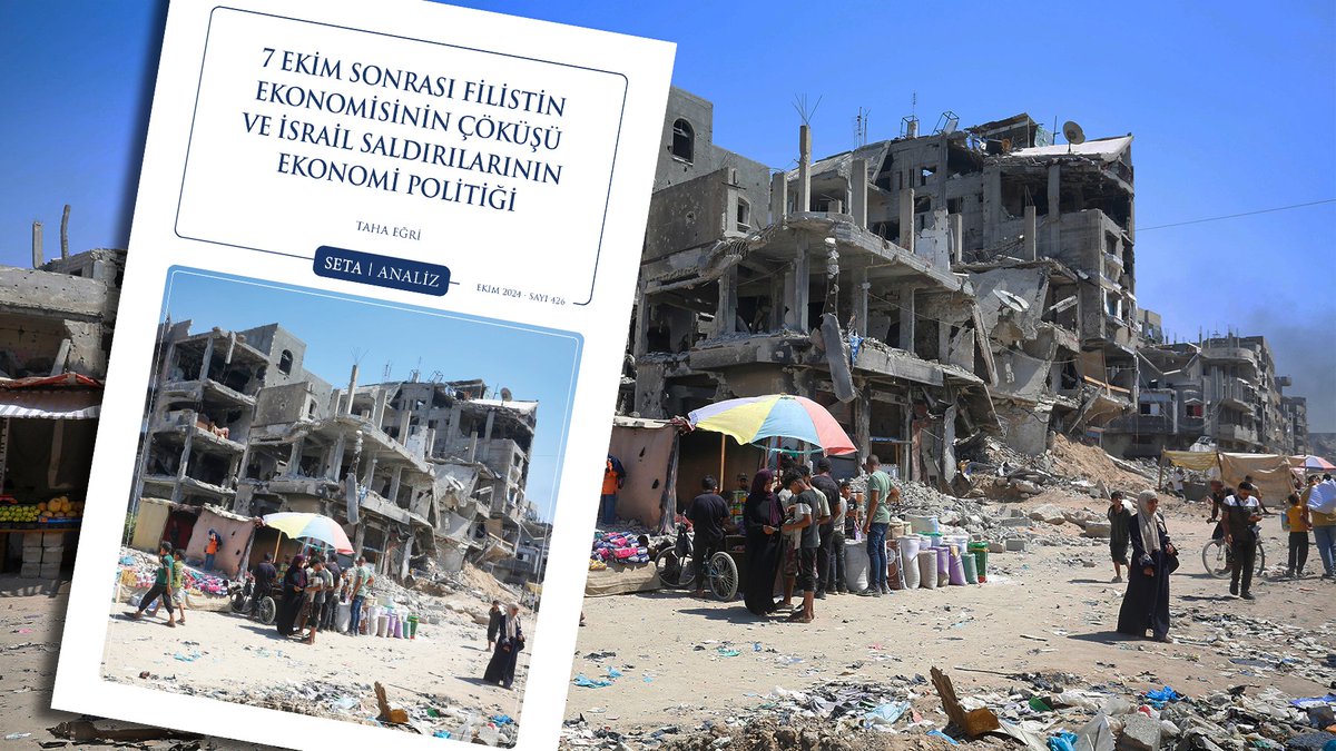 SETA (@setavakfi) on Twitter photo 🔎 7 Ekim Sonrası Filistin Ekonomisinin Çöküşü ve İsrail Saldırılarının Ekonomi Politiği 🇵🇸
📥 Çalışmayı inceleyebilir, #PDF sürümünü indirebilirsiniz 🔗 setav.org/analiz/7-ekim-… #israil #Gazze #Filistin | 🖊 <a href="/tahaegri/">taha eğri</a> 🔎 7 Ekim Sonrası Filistin Ekonomisinin Çöküşü ve İsrail Saldırılarının Ekonomi Politiği 🇵🇸
📥 Çalışmayı inceleyebilir, #PDF sürümünü indirebilirsiniz 🔗 setav.org/analiz/7-ekim-… #israil #Gazze #Filistin | 🖊 <a href="/tahaegri/">taha eğri</a>