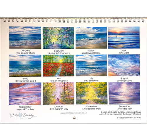 StellaDunkley's tweet photo. Calendar 2025 ~ Seascapes &amp; Landscapes 🌊💙
https://t.co/0eUZr5iaW9
https://t.co/nGifMeyQmZ https://t.co/kT3OHeSOBt