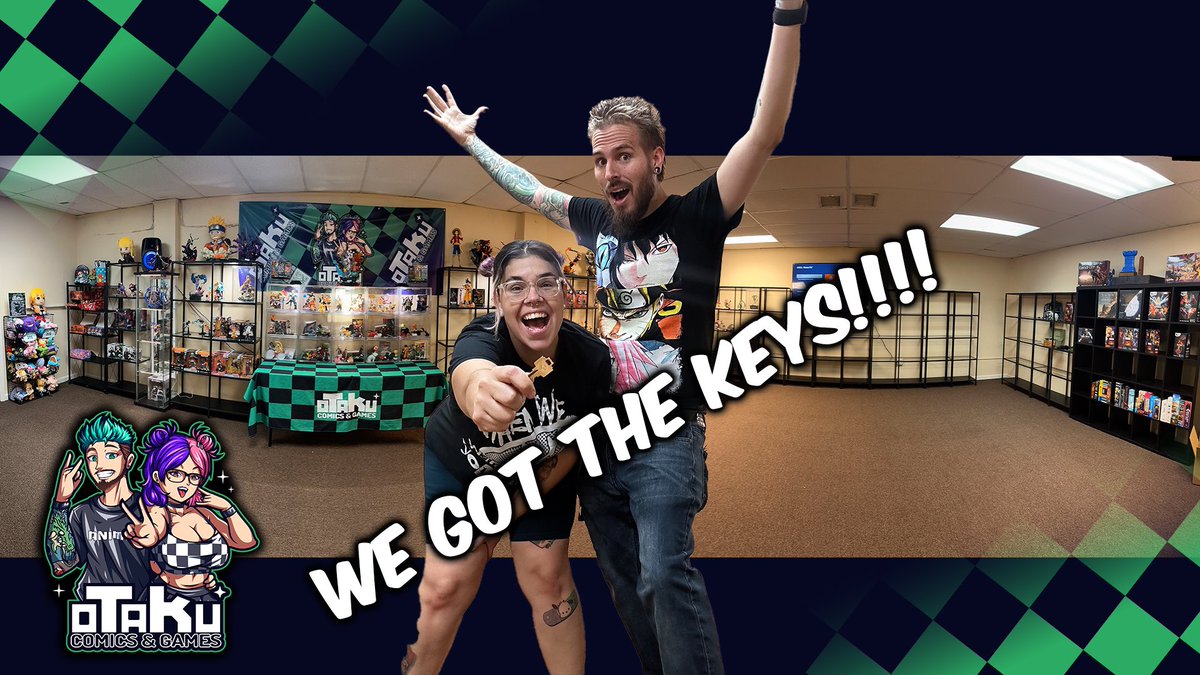 Please check out our behind-the-scenes video of setting up our board game and anime shop!! Link below!