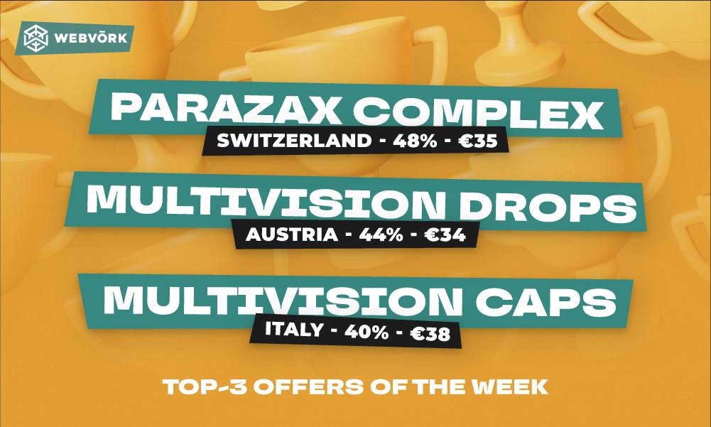 Webvorkcom's tweet photo. 💥 BEST APPROVED OFFERS OF THE WEEK

Fall days are very productive for the niche of nutra, and our approval rates confirm just that! https://t.co/rU8h9CfbCC
