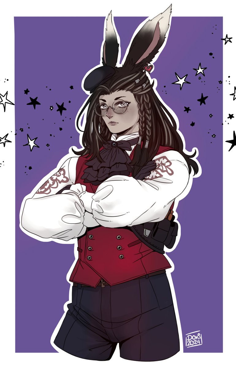 Dokinana's tweet image. ♡☆≡.° Lee ° .≡｡ﾟ☆♡
✧Commission for: @junslvr 

☆DM me if interested! ☆ 
 #FFXIV #commissionOpen #Commission #CommissionedArt