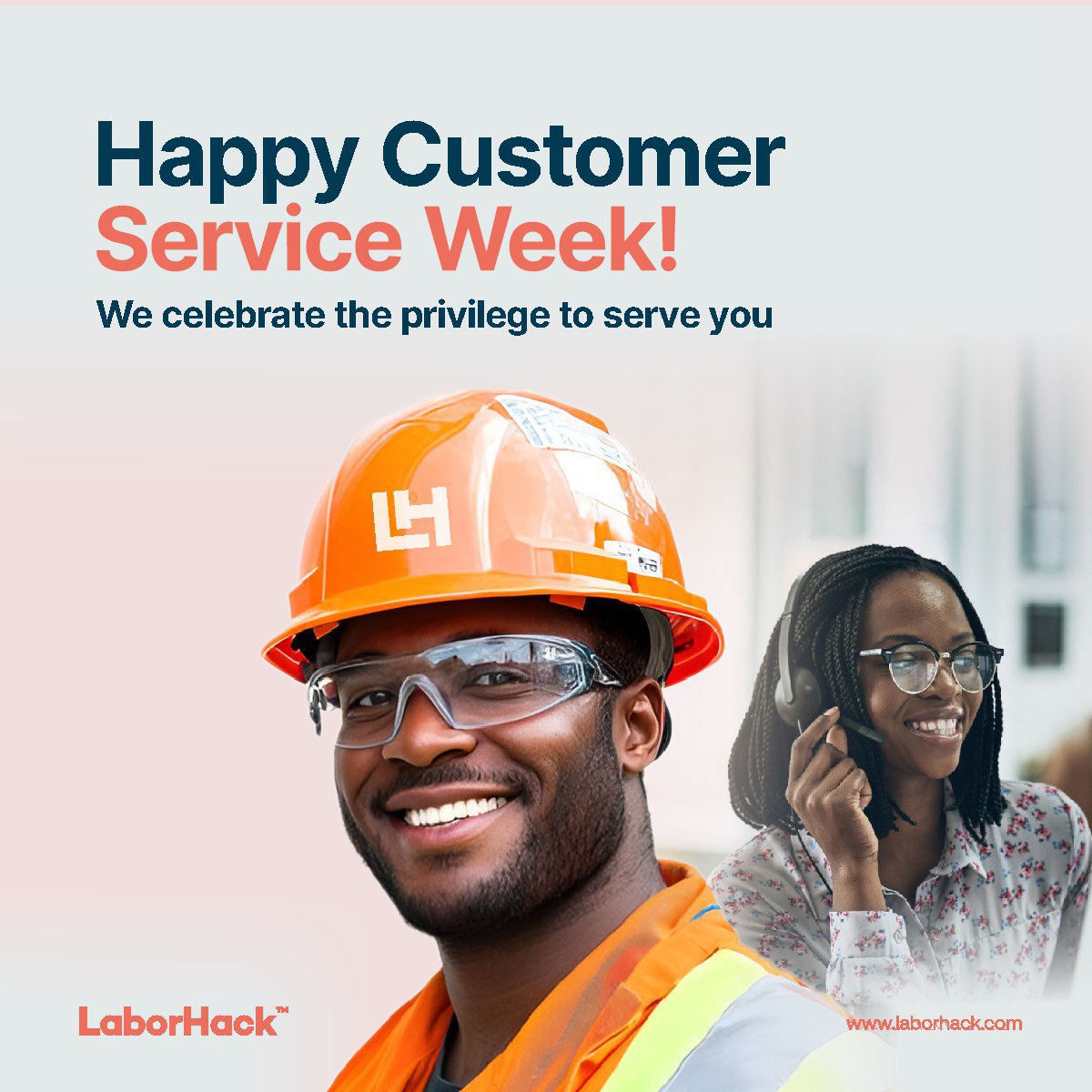Laborhack_ng's tweet image. Happy Customer Service Week. 

To celebrate this special week, we’re excited to offer you a 10% discount on any service requested on the LaborHack platform.

Simply use code EASYHIRE to access this exclusive offer on LaborHack.com.

#Laborhack #customerserviceweek2024