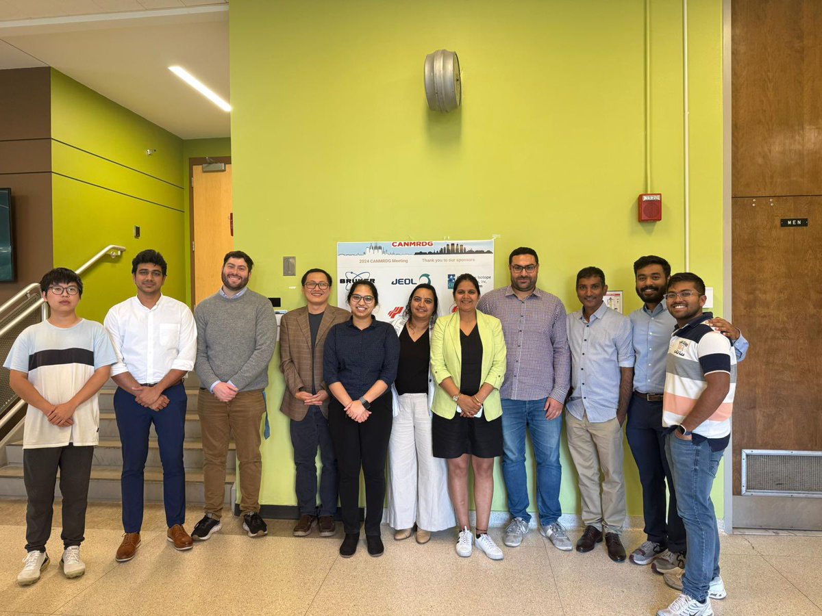 TuoWangLab (@tuowanglab) on Twitter photo We are grateful to have co-hosted the CANMRDG Meeting 2024 on October 5th <a href="/MSUChem/">MSU Chemistry</a> with special thanks to Charles Hoogstraten and David Weliky for their support. The meeting served as a valuable platform for advancing NMR research <a href="/TuoWangLab/">TuoWangLab</a> We are grateful to have co-hosted the CANMRDG Meeting 2024 on October 5th <a href="/MSUChem/">MSU Chemistry</a> with special thanks to Charles Hoogstraten and David Weliky for their support. The meeting served as a valuable platform for advancing NMR research <a href="/TuoWangLab/">TuoWangLab</a>