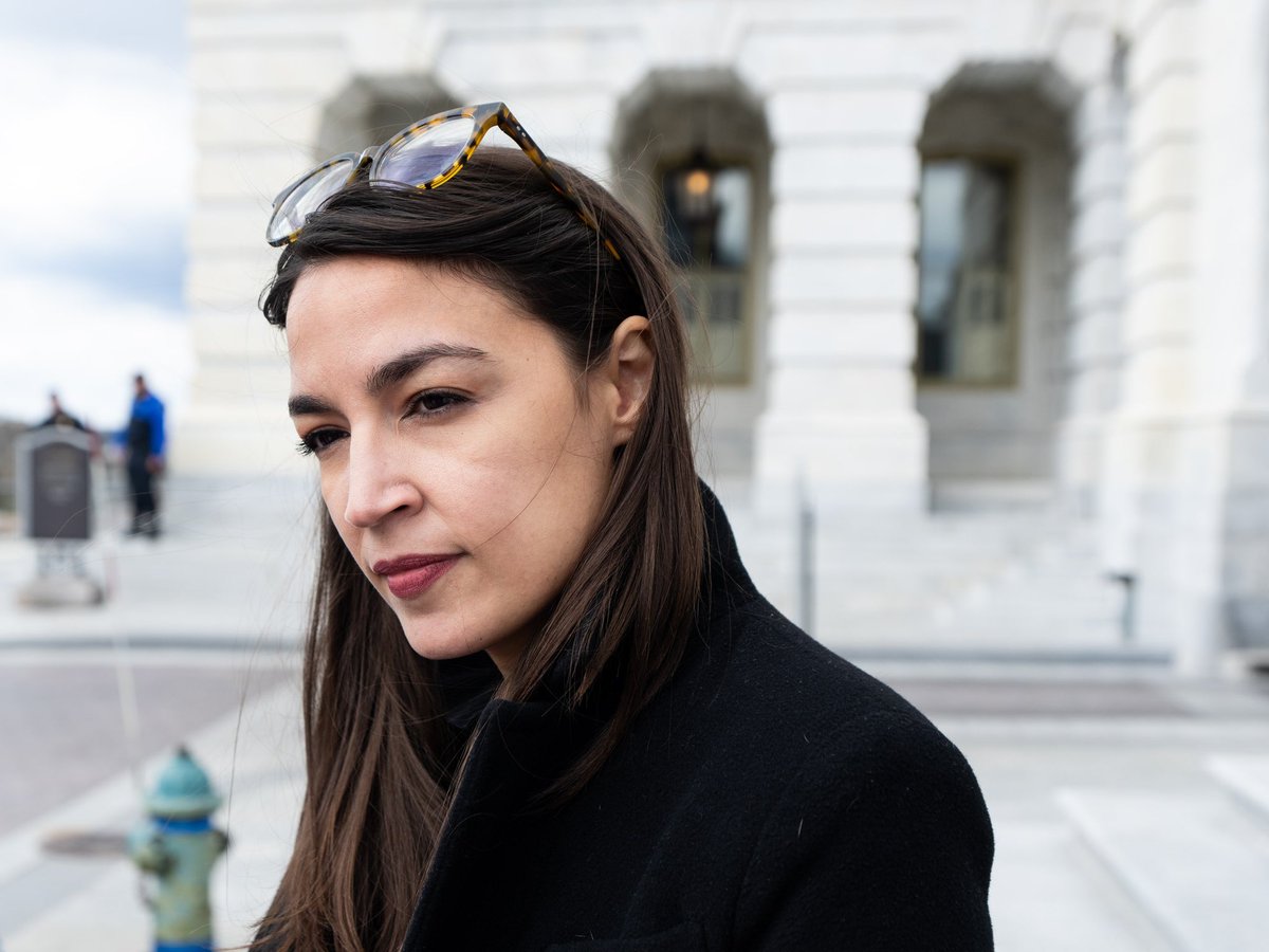 LeftyWinter's tweet photo. It’s the anniversary of #October7th and I still stand with AOC .