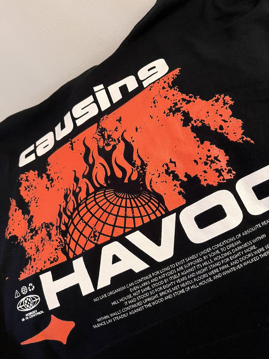 Enrgey's tweet image. Who’s ready for some apparel 😎 

#CausingHavoc