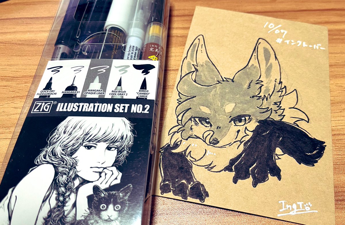 テーマガン無視だけど #inktober2024 