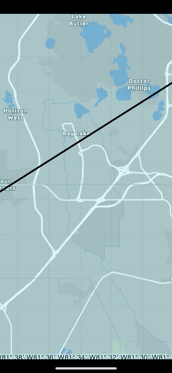 AttractionsTV's tweet photo. New hurricane Milton model has the eye going straight over Disney World 😱 https://t.co/lqB9pwja4U