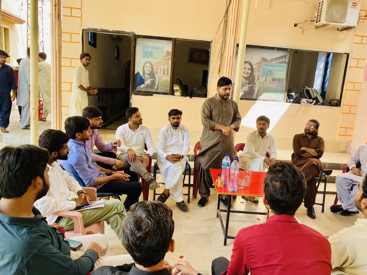 MianMujeebPSF's tweet photo. Today had a meeting with Students of Ghulam Muhammad Mahar Medical College Sukkur to invite them to attend #PSF Sukkur Mobilization rally in the suport of Constitutional courts on Friday 11th Oct 2024.
#EqualRepresentation #ConstitutionalCourts #PSFSukkur #PPP https://t.co/mud4IYhFkO
