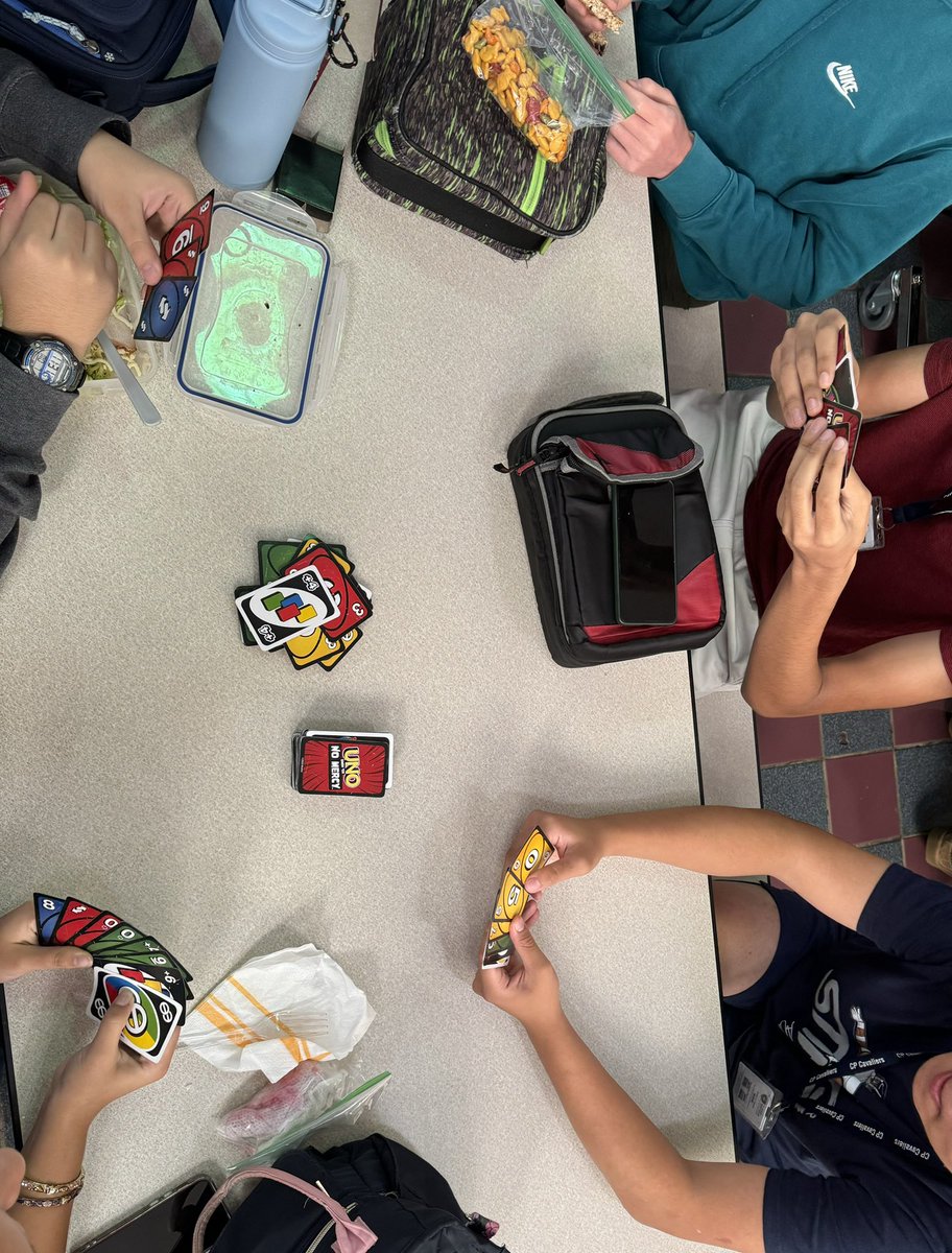Alexandra Lammers (@alexnlammers) on Twitter photo I love seeing our Cavs put their phones down during lunch and playing a little UNO. <a href="/CollegeParkHS/">College Park HS</a> I love seeing our Cavs put their phones down during lunch and playing a little UNO. <a href="/CollegeParkHS/">College Park HS</a>