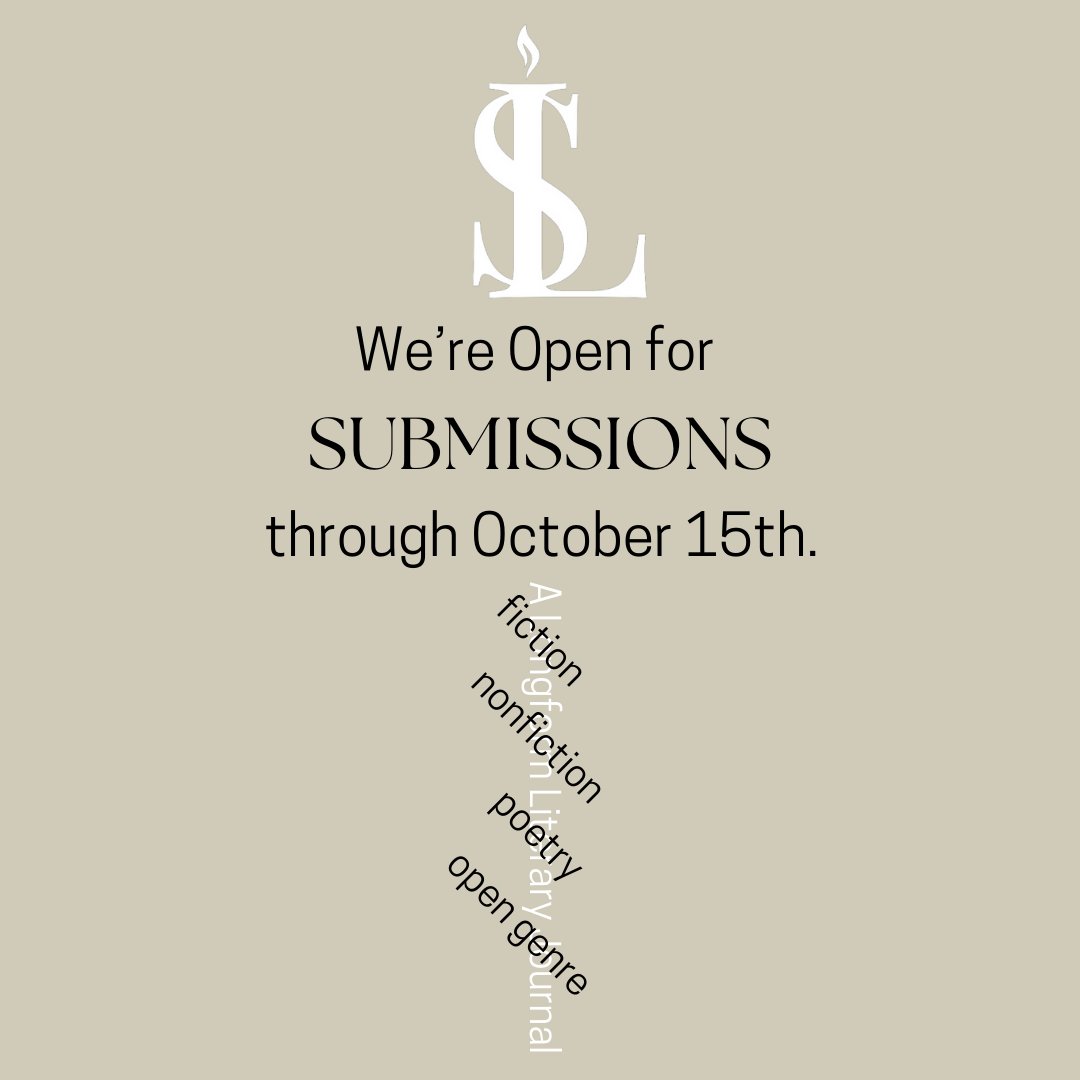 lastsyllablelit's tweet photo. Happy Monday! May your creativity shine brightly like a torch! Submit your long-form fiction, poetry, non-fiction, and work that transcends the genres to “Last Syllable”! We are open for submissions until October 15th! https://t.co/OXzVKlK3Uq