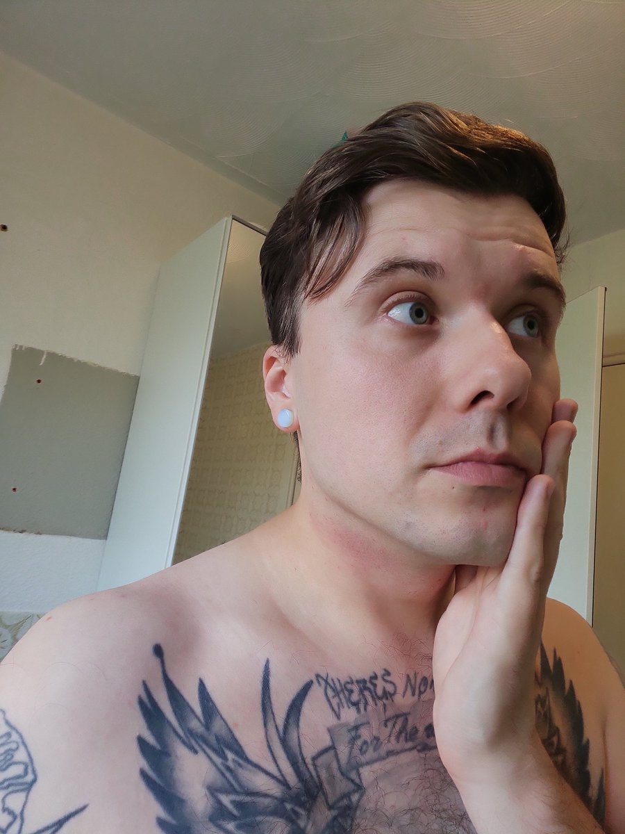 Shaved and got 20 years younger