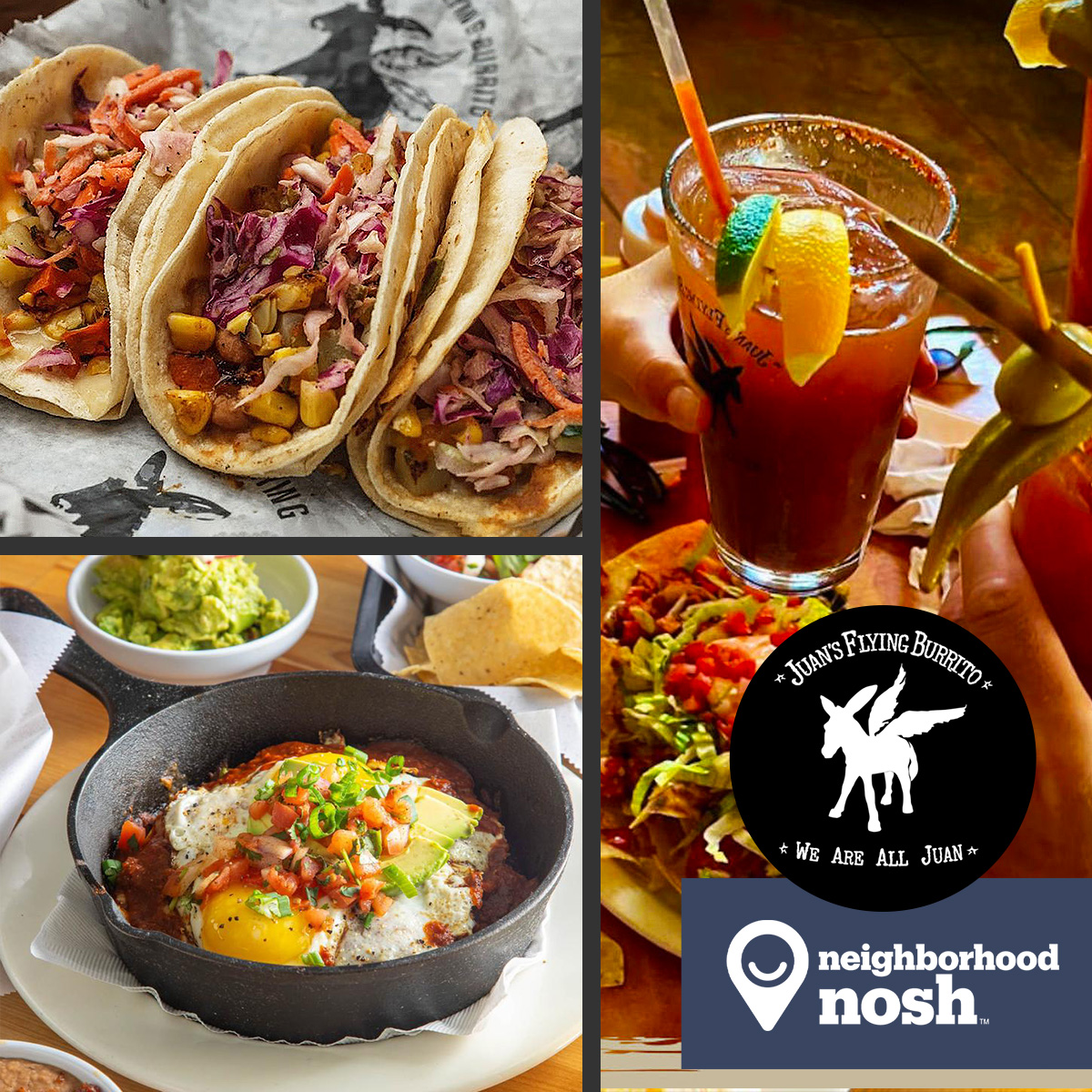 With 4 locations in New Orleans, Juan's Flying Burrito is a lively, hip Creole taqueria that prepares a menu that combines the freshest in local seafood and produce with classic taqueria staples like tacos, burritos, and quesadillas.bit.ly/3zGD57W