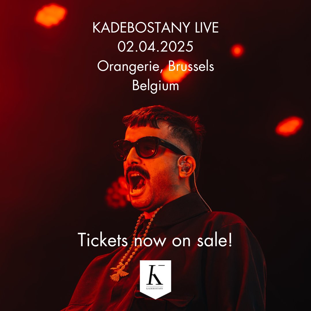 Just announced! 02.04.2025 Orangerie <a href="/Botanique/">Botanique</a> Brussels!

Tickets: botanique.be/en/concert/kad…