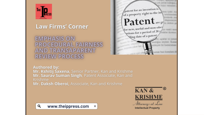 theippress's tweet photo. We’re elated to feature insights from KAN AND KRISHME . on Navigating Patent Law: Ensuring Fairness in the Examination Process in our Law Firm Corner!

Authored by: Saurav Suman Singh , Daksh Oberoi and Kshitij Saxena

📚Read more here: https://t.co/HVxTTZtXln https://t.co/BzOO2UJ5dL